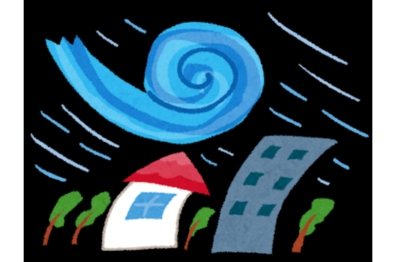 台風いらすと